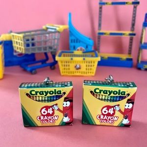 Mini Brands Crayons Earrings
